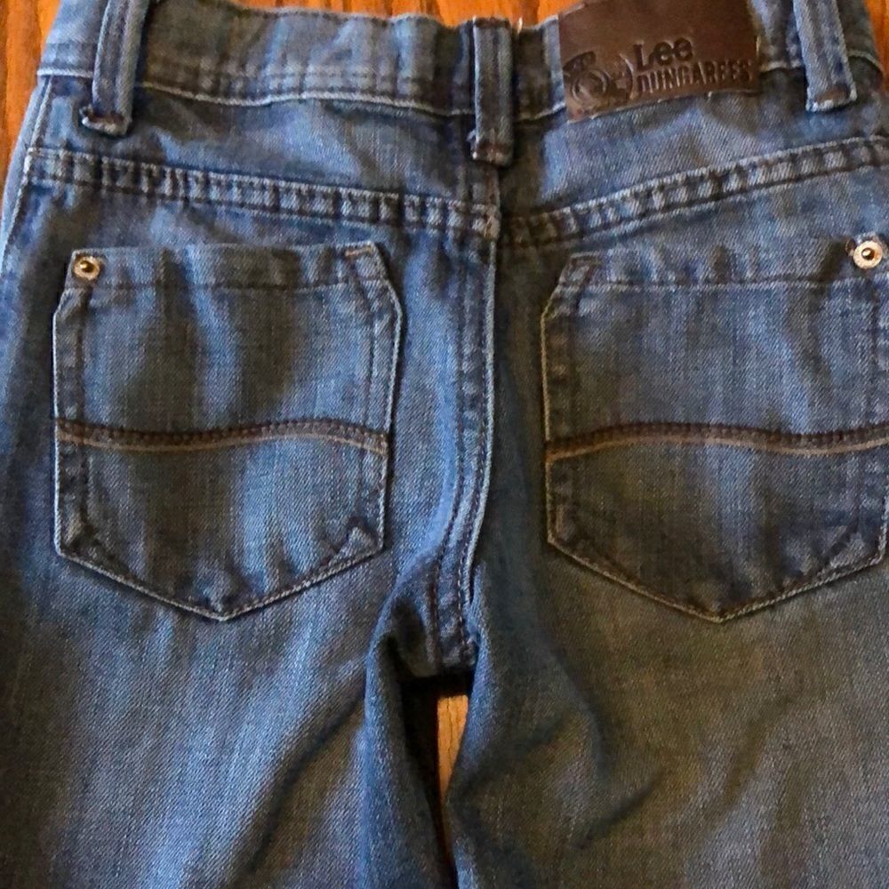 Lee Dungarees girls slim straight jeans size 6R